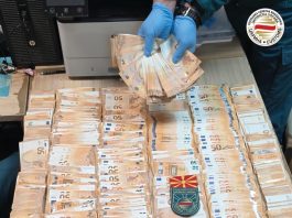 На Табановце, кај грчки државјанин најдени 64.000 евра