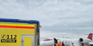 ФОТО: Охриѓанец со владиниот авион транспортиран во Германија, чека трансплантација на срце